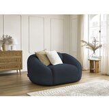 Bobochic Paris Tamno plava fotelja od bouclé tkanine Tina – | shoptok.hr