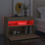  Noćni ormarić s LED svjetlima 2 kom boja hrasta 60 x 35 x 40 cm | shoptok.hr
