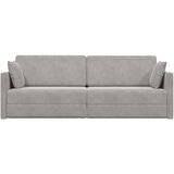  Podni kauč na razvlačenje Svijetlo siva 213 x 70 x 77 cm Baršun | shoptok.hr