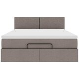  s otomancem i madracem, taupe boja, 140x190 cm, tkanina | shoptok.hr