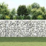 Gabionske povišene gredice 3 kom 30 x 30 x 50 cm željezne | shoptok.hr