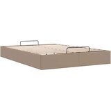 vidaXL Okvir kreveta bez madraca cappuccina 140x190 cm od umjetne kože | shoptok.hr