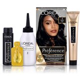 L´Oréal Paris Barve za lase Permanente Haarfarbe Preference - 01 Noir Napoli Črna | Shoptok.si