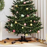VidaXL Stalak za božićno drvce 1.73 Crna 49 x 49 x 15,5 cm Čelik VidaXL Stalak za božićno drvce 1.73 Crna 49 x 49 x 15,5 cm Čelik Slike