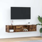 vidaXL TV omarica 2 kosa dimljeni hrast 60x31x25,5 cm inženirski les Cene