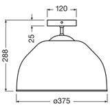 Osram plafonski visilica camel bell 1xE27/9W/230V prečnik 37,5 cm | Eponuda.com