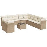  12-dijelni set vrtnih sofa od poliratana s jastucima bež | shoptok.hr