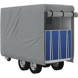  Navlaka za prikolicu za konje siva 334x148x230 cm | shoptok.hr