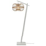 Good&Mojo Bela/v naravni barvi stoječa svetilka z bambusovim senčnikom (višina 150 cm) Hokkaido – | Shoptok.si