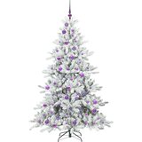  Umjetno božićno drvce s nogom with LEDs s stalakom 180cm PVC | shoptok.hr
