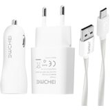 AVIZAR Paket omrežnega polnilnika 2,1 A kabel mikro-USB za cigaretni vžigalnik, (20618169) Cene