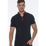 Dewberry T8571 ZIPPERED MEN'S T-SHIRT-NAVY BLUE Cijene