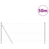  Heksagonalna ograda s betonskom osnovom 50 x 1 m Srebrna Mreža | shoptok.hr