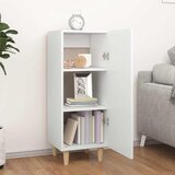  Komoda bijela 34,5 x 34 x 90 cm od konstruiranog drva | shoptok.hr