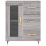  Visoka komoda siva sonome 69,5x34x180 cm od konstruiranog drva | shoptok.hr