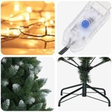  Umjetno božićno drvce 150 cm 150 LED lampica Topla bijela - 150 cm s LED svjetlima | shoptok.hr