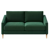 Ame Yens Tamno zelena baršunasti sofa 170 cm Karoto –
