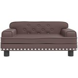 Krevet za pse smeđi 70 x 45 x 30 cm umjetne kože | Eponuda.ba