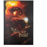 Cinereplicas Lord Of The Rings - You...Shall Not Pass! Notebook cene