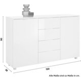 Mömax komoda roy, bela | Shoptok.si
