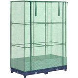  Povišena gredica s pokrovom za staklenik 80 x 40 x 123 cm | Eponuda.com