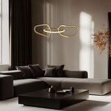 Candellux Lighting LED viseča svetilka v zlati barvi Anneli – | Shoptok.si