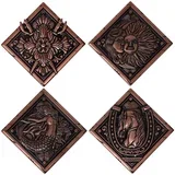 FANATTIK RESIDENT EVIL VIII - Zbirka medaljonov z grbom vaške hiše, (21551199)
