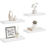  Plutajuće zidne police 4 kom bijele 50 x 23 x 3,8 cm MDF | Eponuda.com