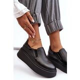 Boto Women's Leather Sport Shoes on Platform Black Lemar Manish | ePonuda.com
