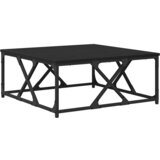 vidaXL Klubska miza Črni hrast 70 x 70 x 30 cm Konstruiran les, (5000083375) | Shoptok.si