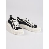 Shelvt Women's black platform sneakers | Eponuda.ba
