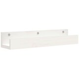  Zidne police 2 kom bijele 50 x 12 x 9 cm od masivne borovine | shoptok.hr