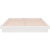  Okvir za krevet od masivne borovine bijeli 150 x 200 cm king | shoptok.hr