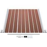  Ograda od WPC-a 353 x 186 cm smeđa | shoptok.hr