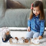 Kinder Home dečiji drveni set za čaj i kafu sa dodacima belo-sivi ( V10B318B ) | Eponuda.com