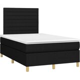  box spring s madracem LED crni 120 x 200 cm od tkanine | shoptok.hr