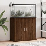 vidaXL Stojalo za akvarij rjavi hrast 81x36x73 cm inženirski les | Shoptok.si