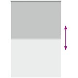 Rolo zavjesa Blackout svijetlo siva 150x230 cm Širina tkanine | shoptok.hr