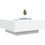  Stolić za kavu s LED svjetlima bijeli 80x80x31 cm | shoptok.hr