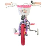 Volare dječji bicikl Unicorn 12″ ljubičaste boje, s dvije ručne kočnice | shoptok.hr