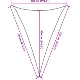  Jedro za zaštitu od sunca 160 g/m² smeđe 5 x 7 x 7 m HDPE | shoptok.hr