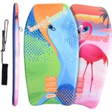WHAM - O 2-paket 33-palčnih Boogie Board z zapestnim povodcem in Phuzion Core prevleko za vse od 8 let - Flamingo/Curve, (22114380) | Shoptok.si