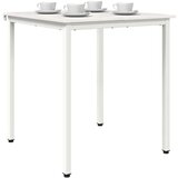  Stol za objedovanje Bijelo 70 x 70 x 75 cm Čvrsto borovo drvo | shoptok.hr