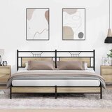 Metalni okvir kreveta bez madraca boja hrasta sonome 200x200 cm | shoptok.hr