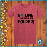  Poker majica "No One Cares What You Folded", crvena | shoptok.hr