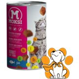 Moksi adult cat fish 415g, vlažna hrana sa ukusom ribe