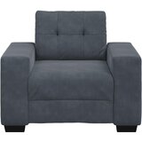 SOFA fotelja tamno siva 100x78x80 cm baršun | shoptok.hr