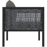  Modularna kutna sofa od poliratana s desnim naslonom antracit | shoptok.hr