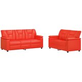  Set sofe 2 pcs Crvena Umjetna koža | shoptok.hr