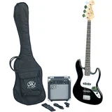 SX SB1 bass guitar kit črna